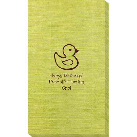 Rubber Ducky Bamboo Luxe Guest Towels